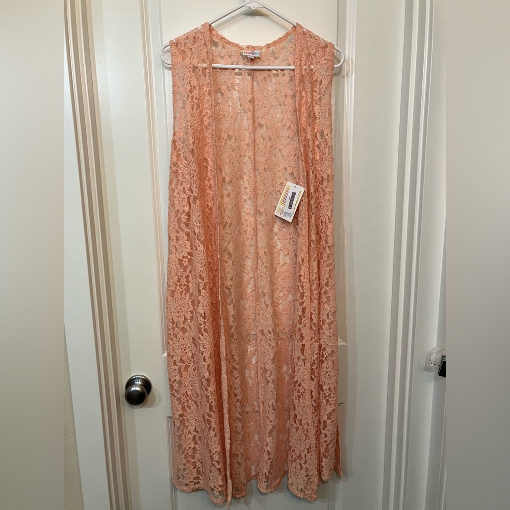 NWT LuLaRoe Joy Lace Duster Vest